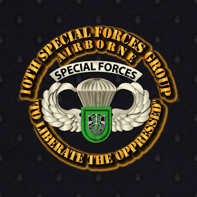 SOF - 10th SFG - Airborne Badge by twix123844